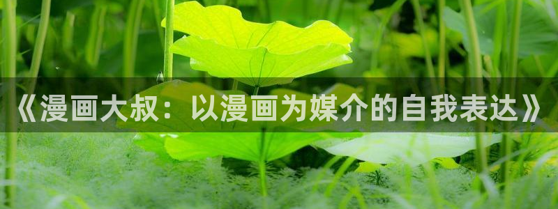 歪歪漫画官网平台：《漫画大叔：以漫画为媒介的自我表达》