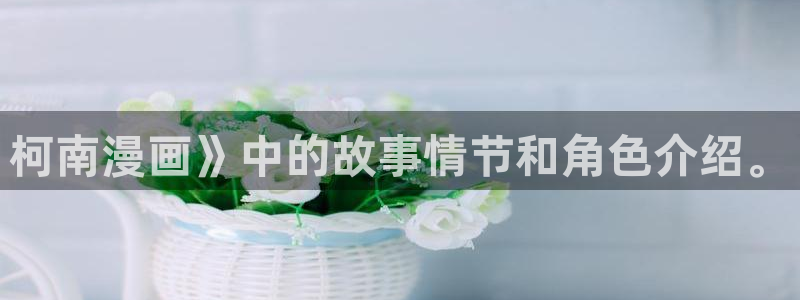 歪歪漫画免费阅读首页：柯南漫画》中的故事情节和角色介绍。